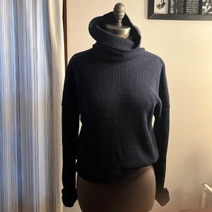 Banana Republic Navy Cowl neck sweater